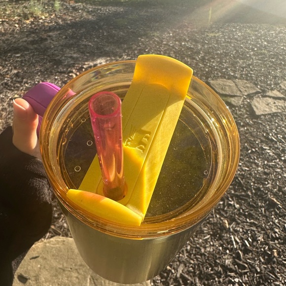 Starbucks Stanley Fall Sunrise 2024 Collab 40 oz. Tumbler Pink Yellow NEW - Picture 5 of 12